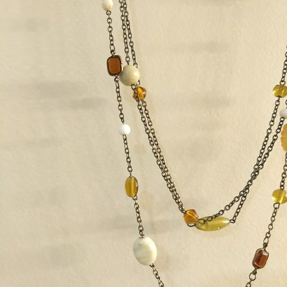 *5/$25 sale* Long three strand necklace - Picture 2 of 4